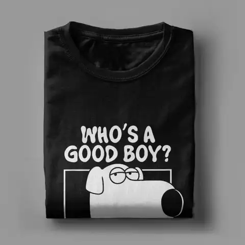 Kortärmad rund halsringad t-shirt i ren bomull med Bobs Burgers-motiv från The Belchers Family. 8 best sales Family Guy-t-shirt - №4