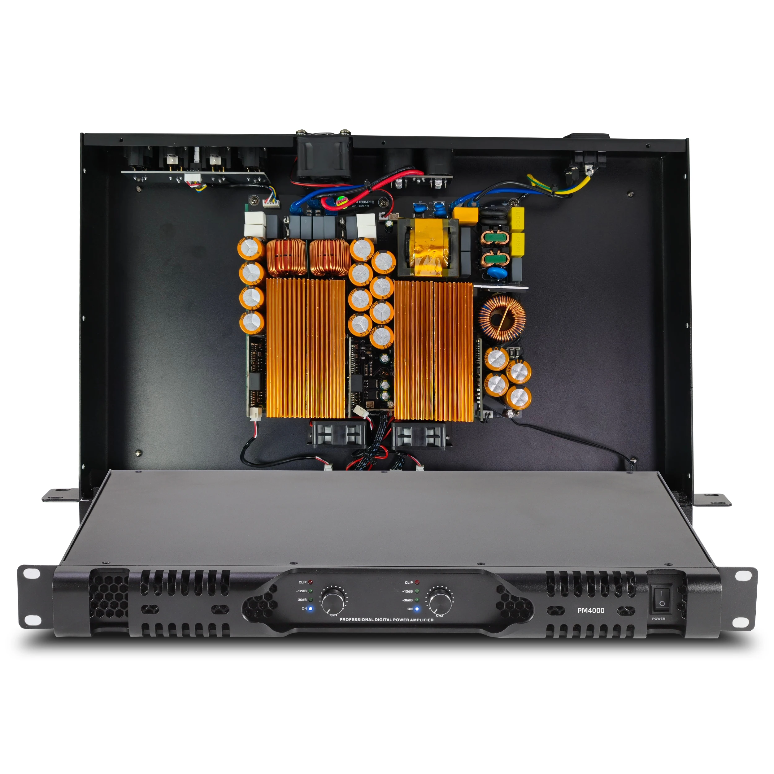4*2000W 1U Amplifier Digital 2 - Audio Music Dj ulasan dan harga