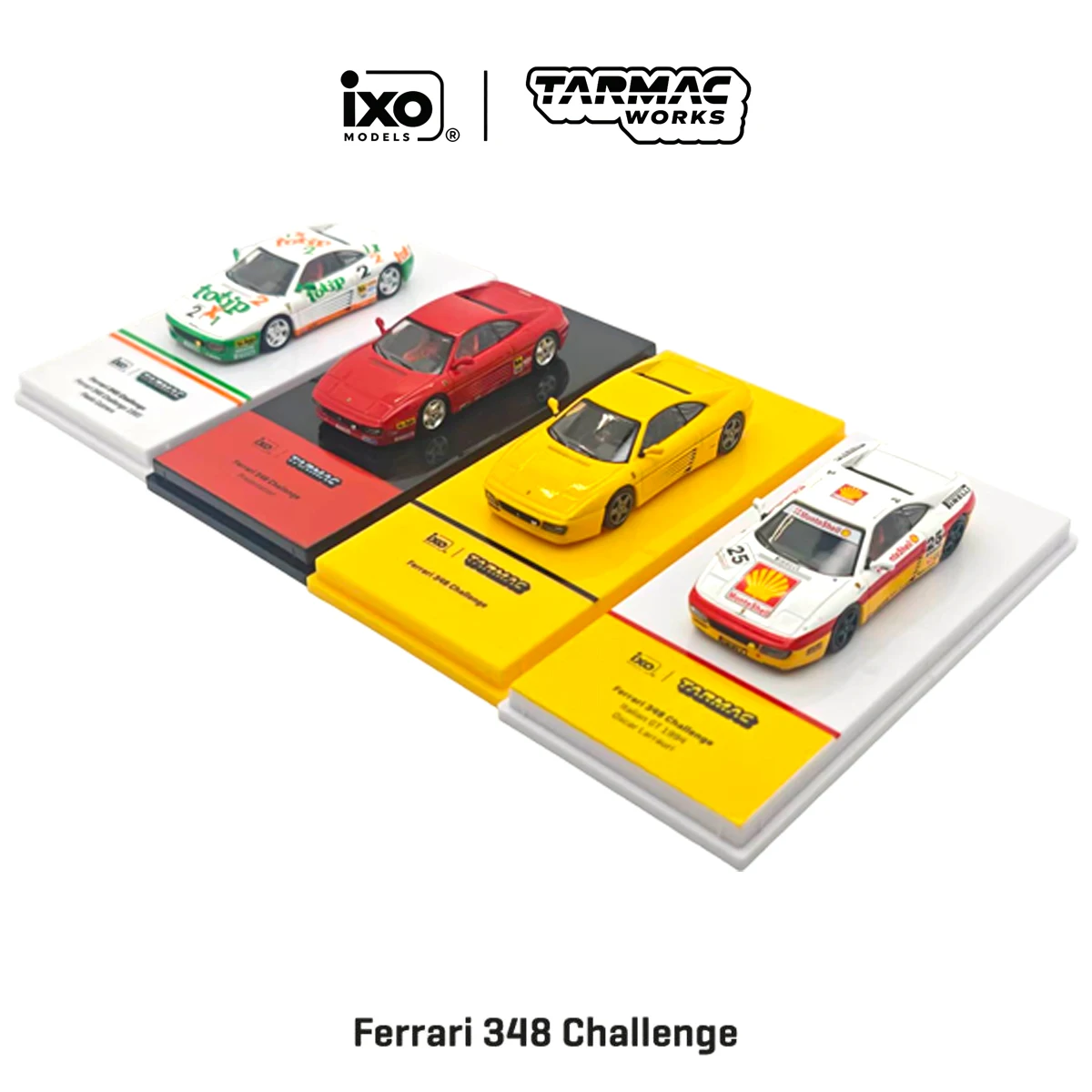Tarmac Works × ixo 1:64 Models 348 Challenge GT Race Car Collection 4 Optional SKU Diecast Model Car In Stock Ready To Ship