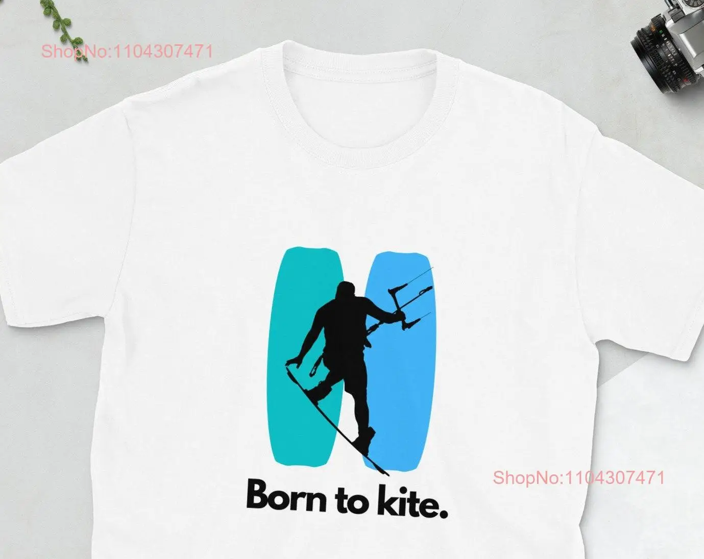 Kitesurfing kitesurf kitesurfer t shirt Kiteboarding kiteboard Kite surfing men women tee White grey soft