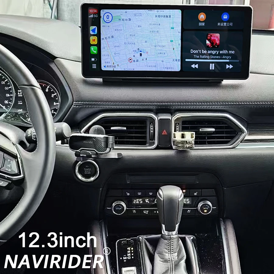 1920*720 Carplay screen For Mazda CX-5 CX5 CX-8 CX8 2016-2025 12.3'' NAVIRIDER Android 14 car Multimedia video Player Stereo