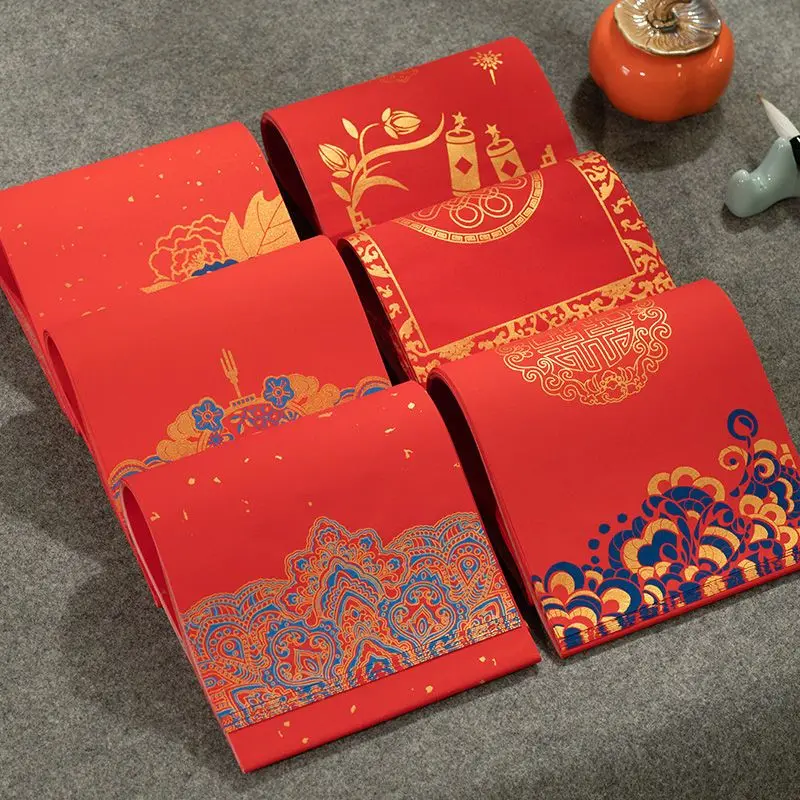 DIY Couplet Paper, Red Paper, Writing Handwriting, 10,000 Years Red Paper, Wedding Bronzing Special Paper, Spring Festival Whole