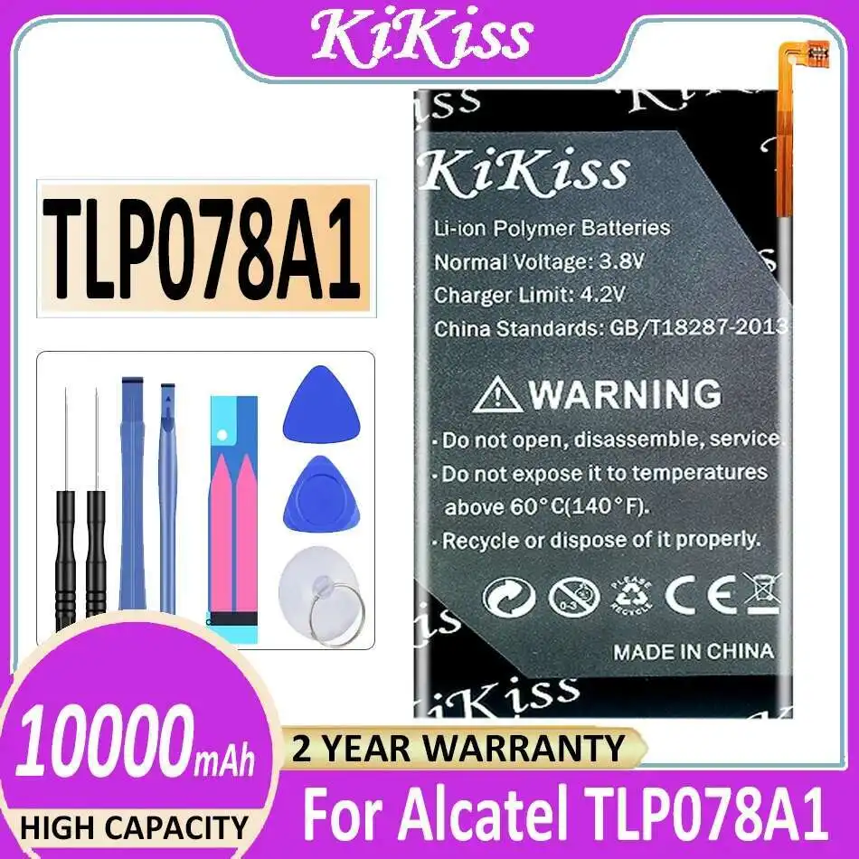 

Аккумулятор для планшета емкостью 10000 мАч для Tcl Alcatel TLP078A1, долговечный