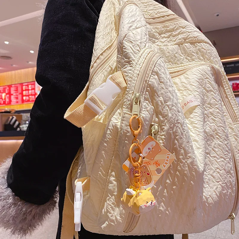 Ciondolo portachiavi in resina volante originale per animali domestici carino squisito ciondolo portachiavi bambola cane Kapibara Shiba