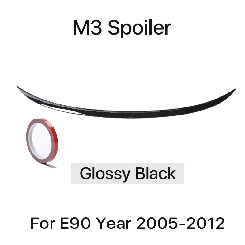 Koolstofvezel Achterbumper Kofferbak Spoiler Kofferdeksel Voor BMW 3 Serie E90 PSM MP M4 Stijl Wing Lip 2005-2012 325i 328i 335i 330i