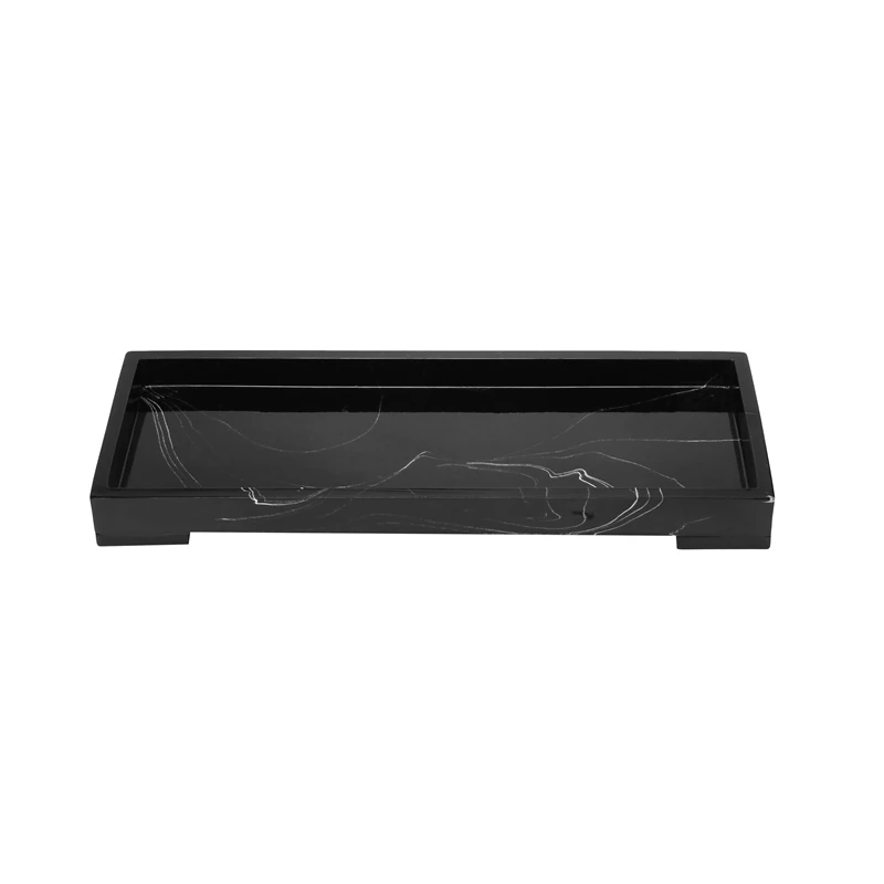 

Vanity Tray Black Bathroom Vanity Countertops Toilet Tank Storage Tray, New Home Marble Stone Vanity Tray, Organizer Tray For Cl