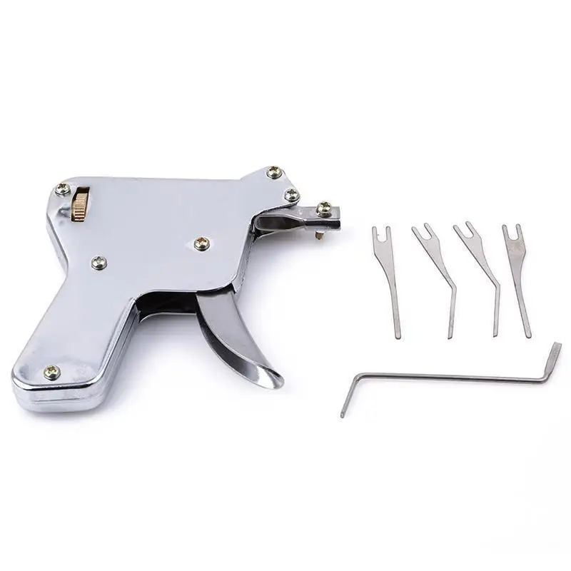 1 SET Strong Lock Pick Gun Padlock Repair Tools Kit Door Opener Bump Key