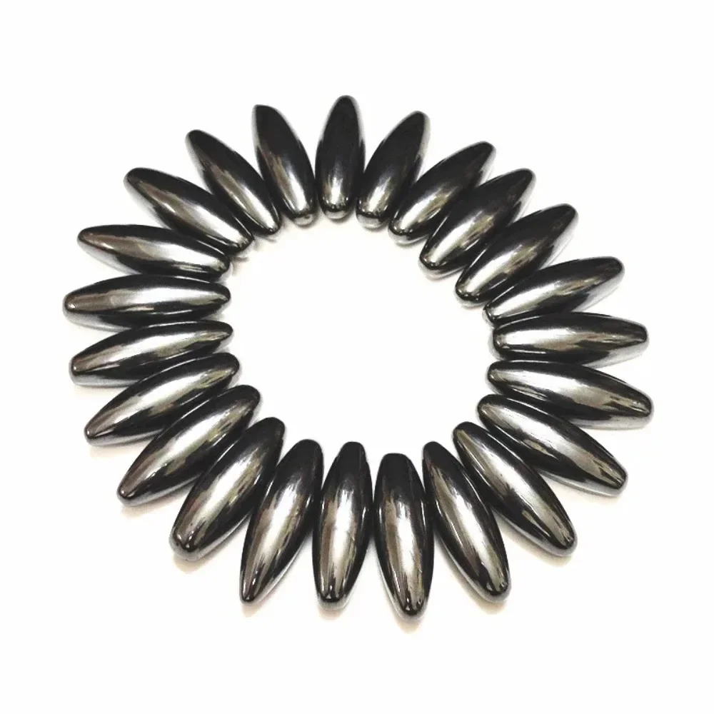 20 PCS Strong Magnetic Therapy Relief Toy Oval Shape Olive Rattle Power Ferrite Magnet Beads Set Health Care Massager