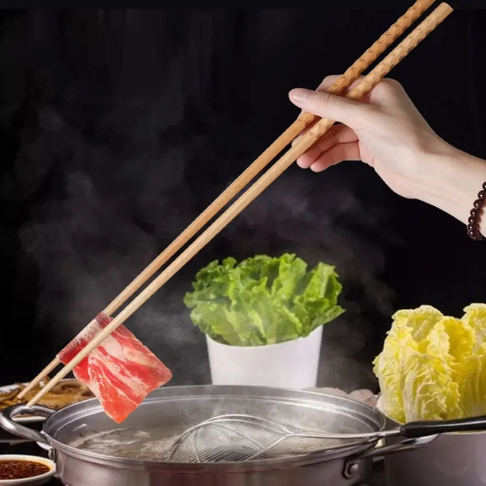 Natural Sushi Noodles Extra Long Wooden Cooking Accessories Frying Tool Kitchen Utensils Chopsticks