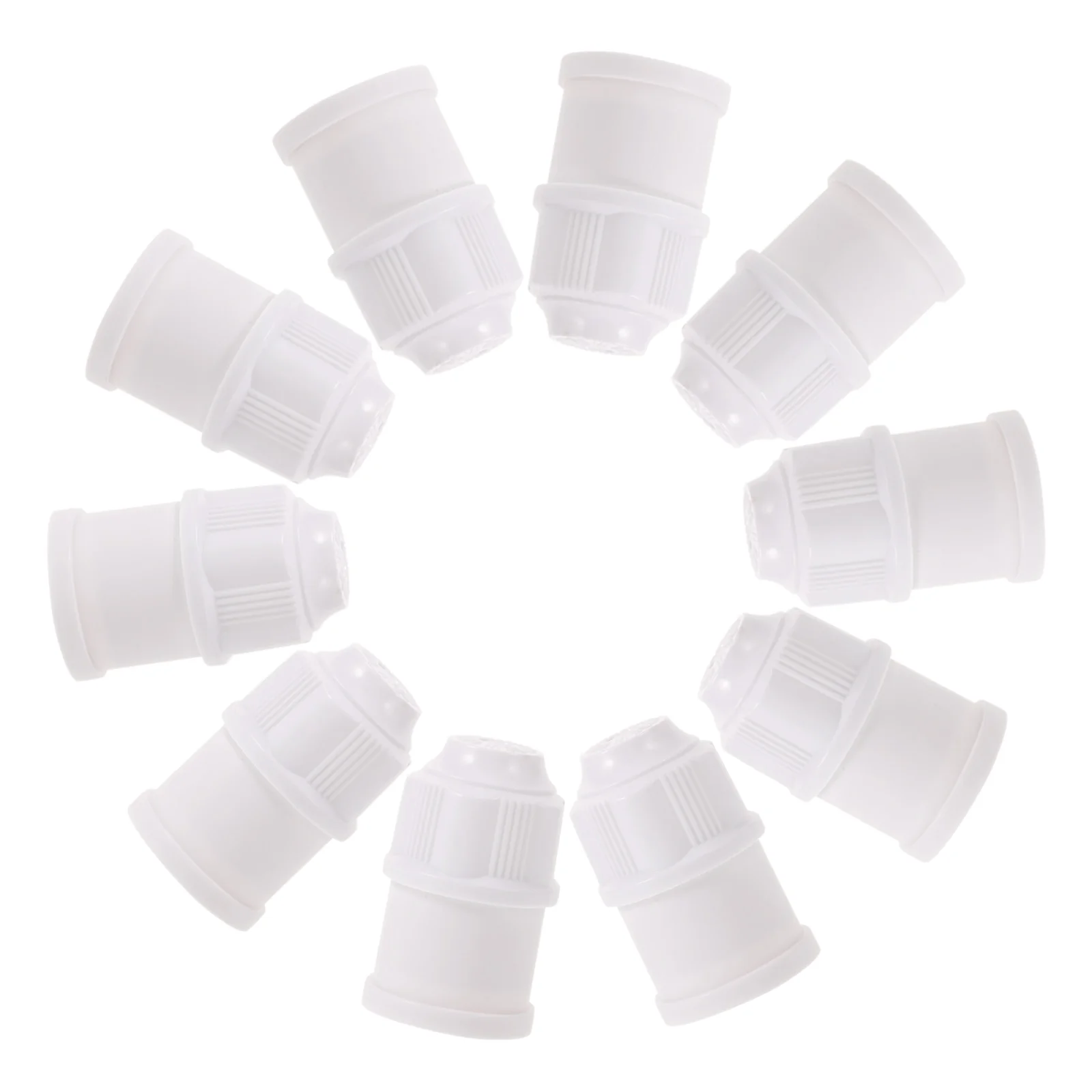 

10pcs E27 Holder Sockets White Bakelite Base Light Bulb Socket Replacement Pendant Parts Lamp Socket Repair LED Lamp Tube