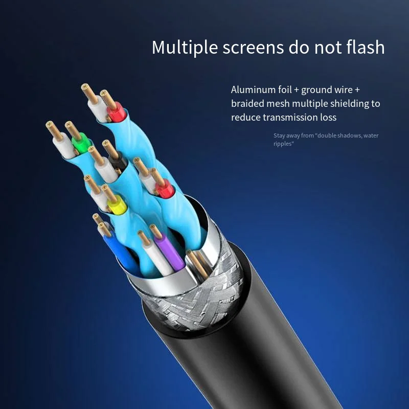 New Computer Cables HDMI HD Cable 2.0 4K Pc Tv Video Cable 19+1 Oxygen-Free Copper Projector Cable Able PCVideo Cables