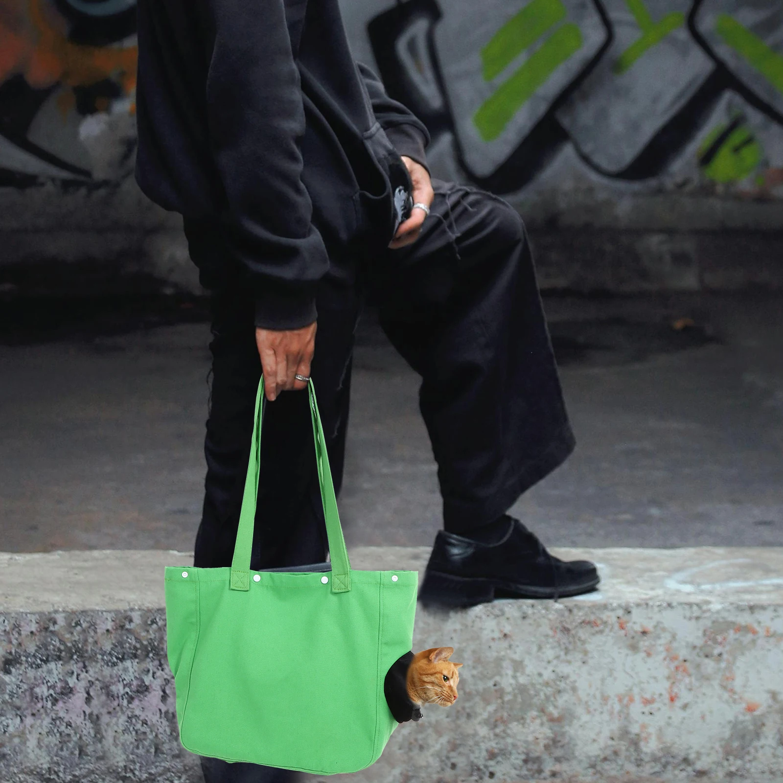 

Cat Carrier Bag Outdoor Travel Canvas Shoulder Supplies For Small Cat Puppy Kitten Carrier Container Portable Pet Pouch