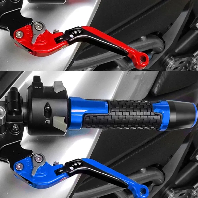 For DUCATI monster 797 821 MONSTER DaRk 2014 2015 2016 2017 2018 Motorcycle Adjustable Brake Clutch Levers Handlebar grips ends