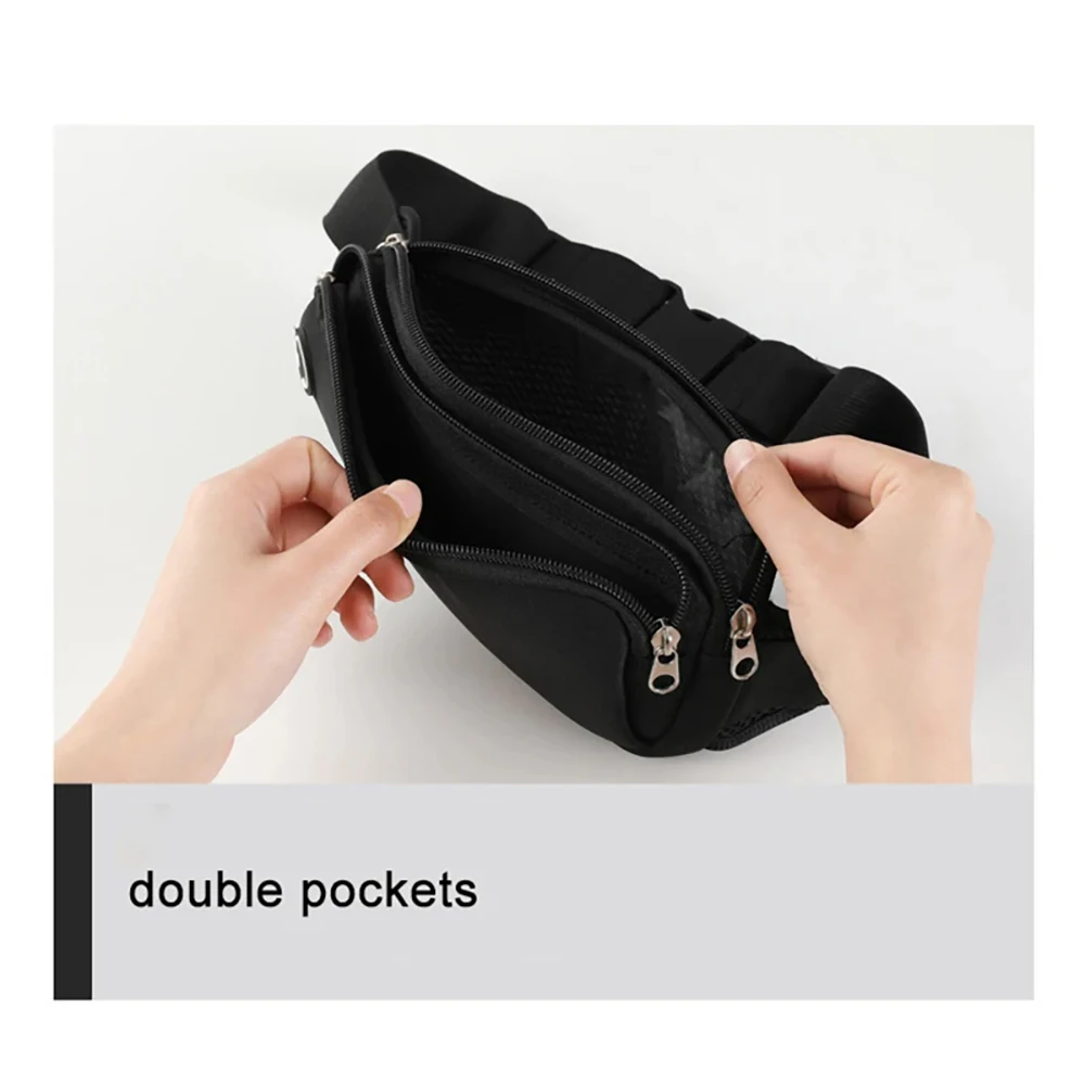 Running Belt Waist Bag Sports Fanny Pack Women Men Phone Pouch Gym Banana Bags Run Accessories