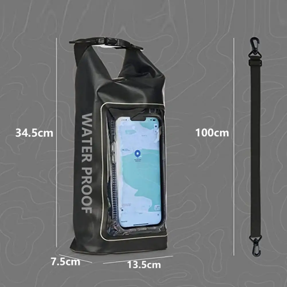 Waterproof Bag Waterproof Gear Bag 2l Waterproof Dry Bag Backpack Touch Screen Phone Pouch for Outdoor Water Sports for Kayaking