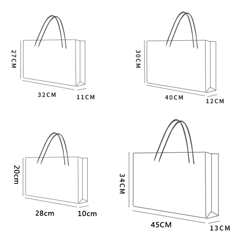 Sac à Emporter en Tissu Non Tissé, Pliable, pour Provisions, Poudres, Épicerie, Enduit de Film, Rangement Réutilisable, Nouvelle Mode, Cuillère à