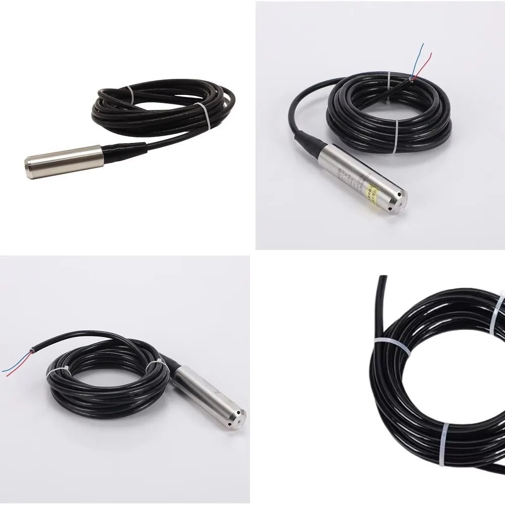 IP68 Submersible Hydrostatic Water Level Sensor 4-20mA 0-10V RS485 Liquid Level Transmitter for Deep Well Tank Sewage