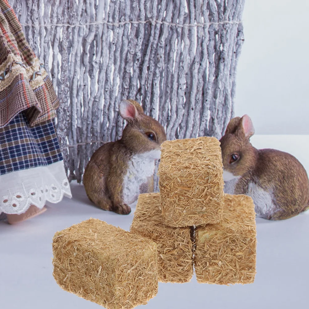 12-częściowy mini model stogu siana do dekoracji domku dla lalek Sztuczny Bale Crafts Tiny Wood Yard Scene