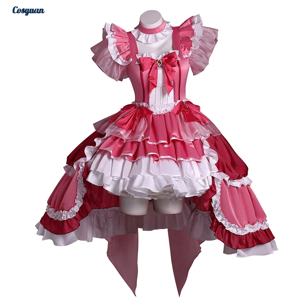 

Anime Magi of Puella Cospaly Yoshikage Kira Dress Clothes Women Party Disguise Roleplay Halloween Costume Carnival Outfits Suits