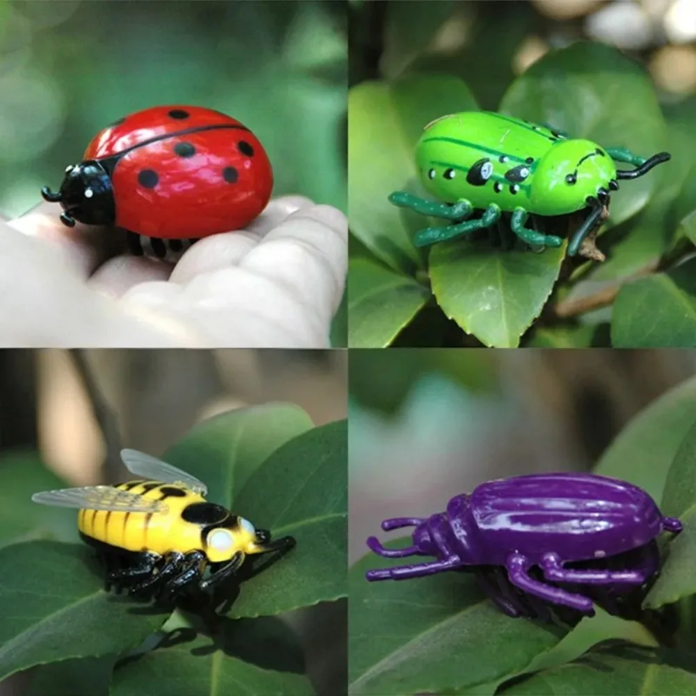 

Pet Toy Electric Simulation Insect Electric Ladybird Beetle Mini Electric Bug Battery Powered Pet Interactive Electronic Toy