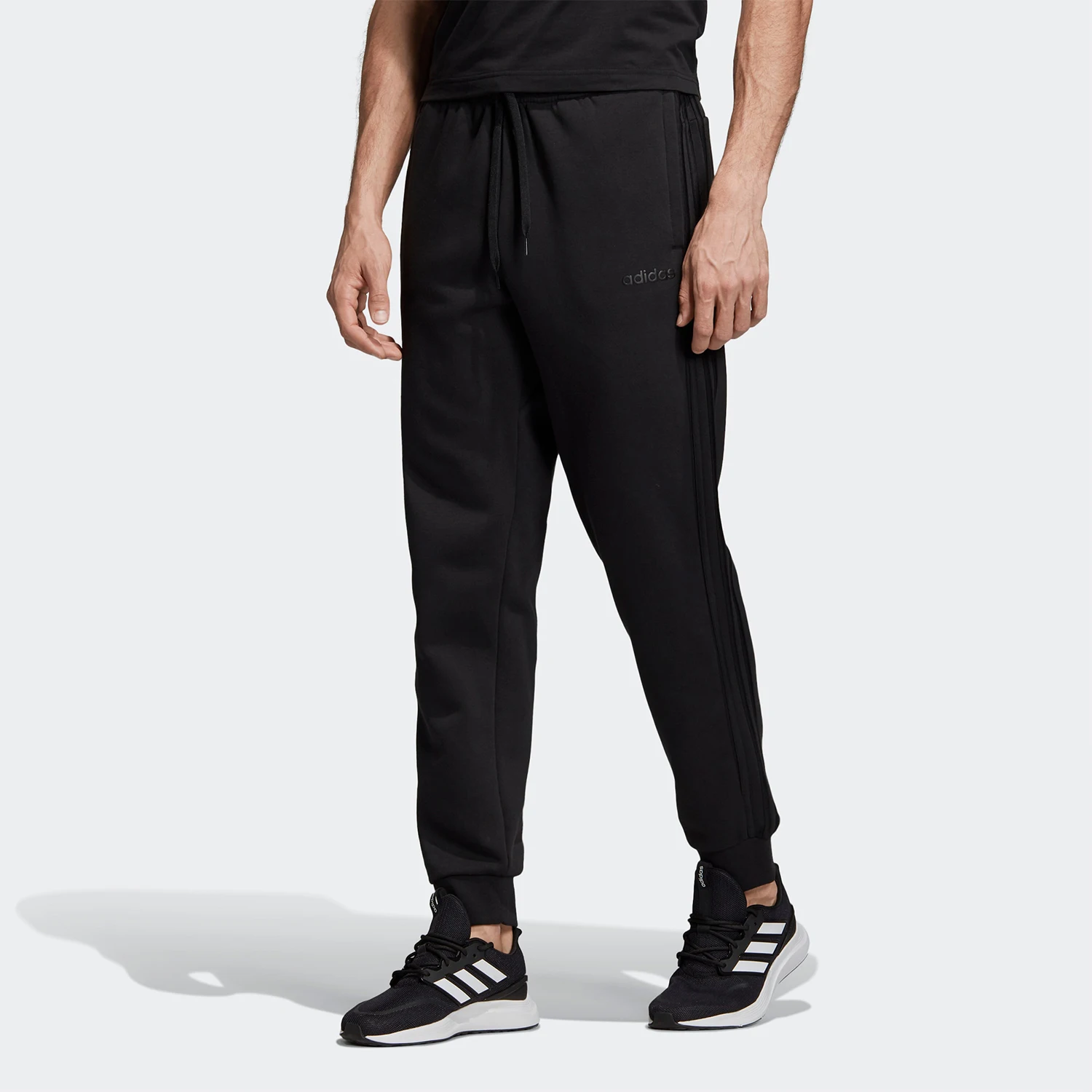 Adidas seasonal new men's loose pants fleece-lined sweatpants warm sports pants FI1476