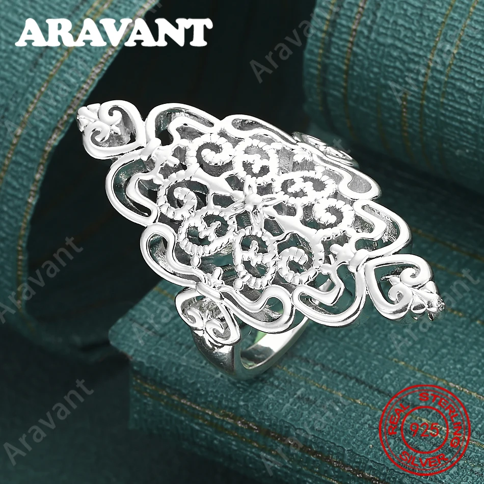 

Кольцо из стерлингового серебра 925 пробы с гравировкой в форме бриллианта для женщин - изысканное и очаровательное украшение для свадебной вечеринки