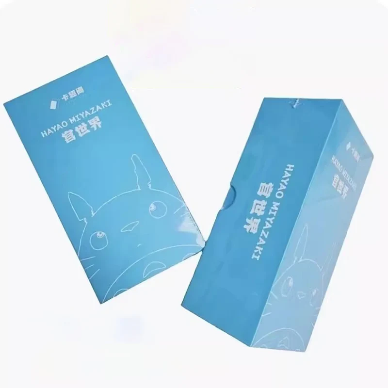

Новый и запечатанный дисплей World Cards Хаяо Миядзаки с 10 усилителями из 3-х карточек окружающей слепой коробкой Тихиро