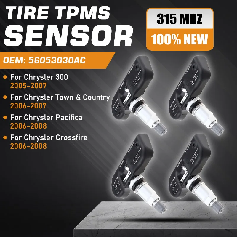 

Tire Pressure Monitoring Sensor For Chrysler 300 TPMS Chrysler Town and Country 2005-2007 Chrysler Pacifica Crossfire 2006-2008