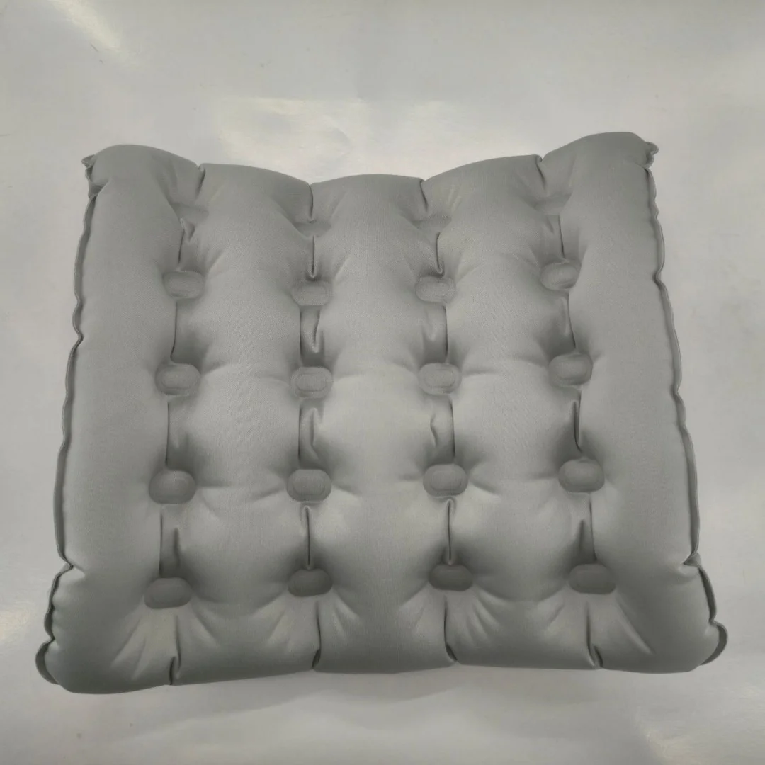 Portable Inflatable Lumbar Cushion Foldable Travel Pillow for High Speed Rail Aircraft - Lumbar Support Cushion