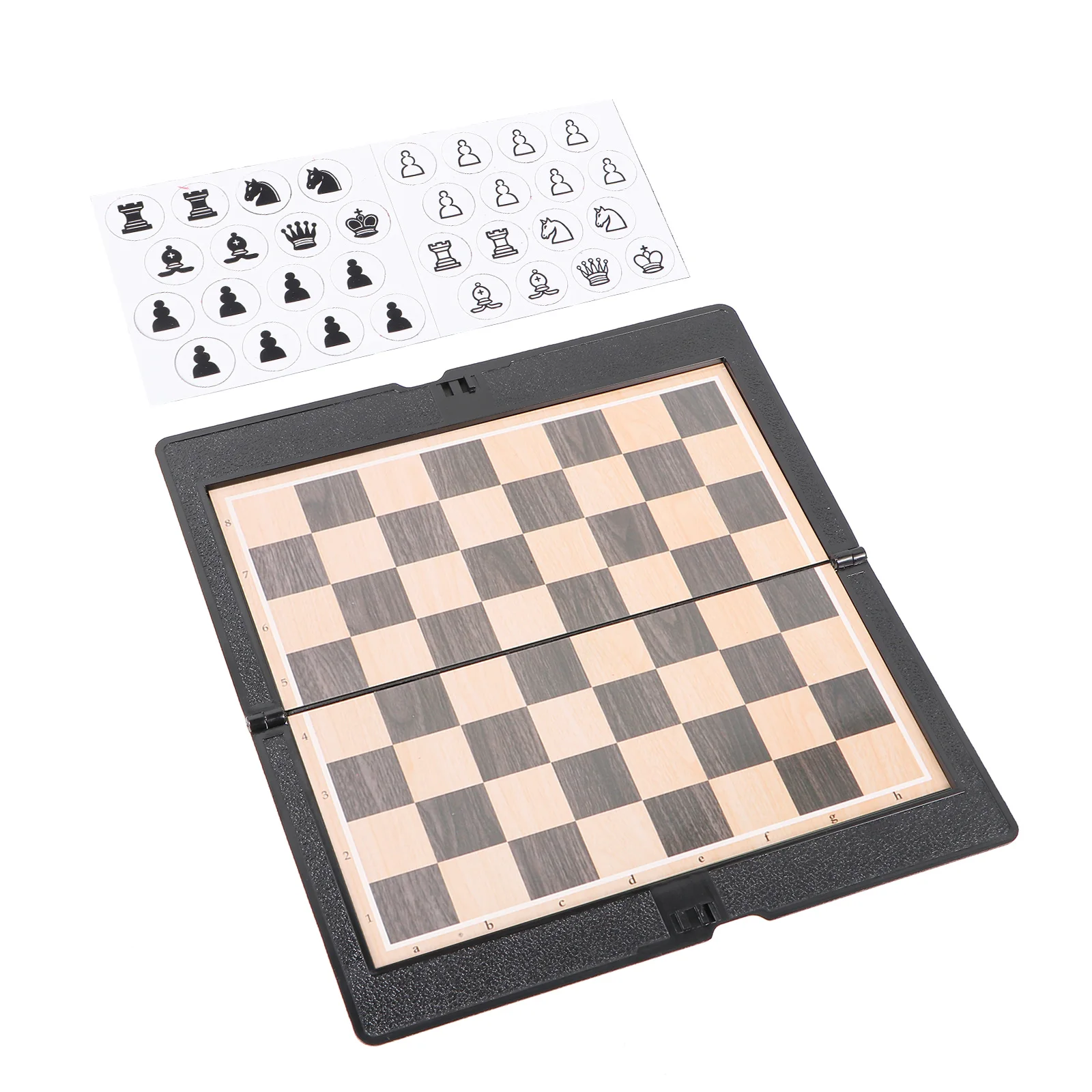 

2 set Foldable Magnetic Wallet Magnetic Educational Toy Chess Black Travel High Quality Material Fun Toy Game