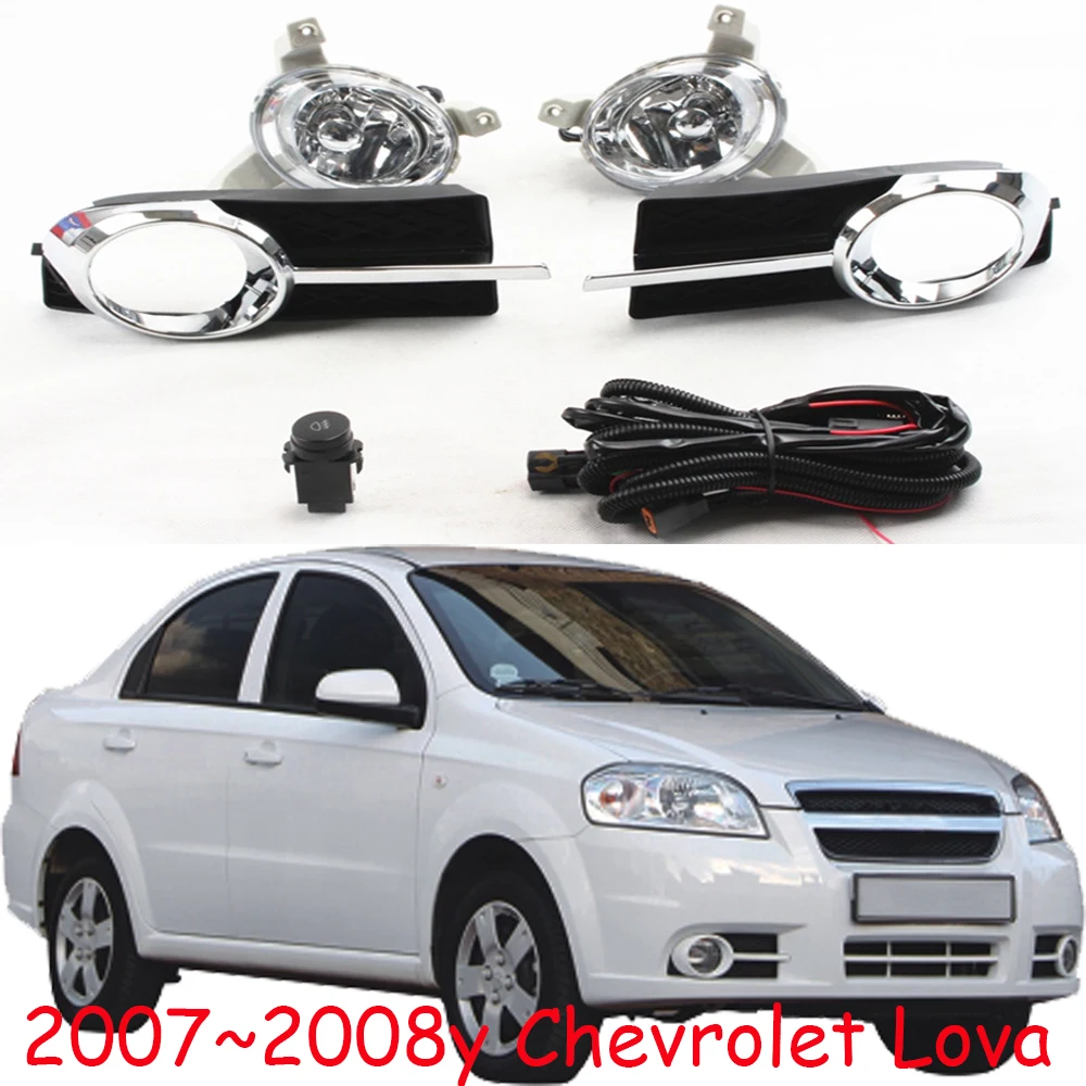 

car accessories bupmer head light for Chevrolet Lova fog lamp headlight halogen bulb 2007~2008y for Chevrolet Lova headlamp