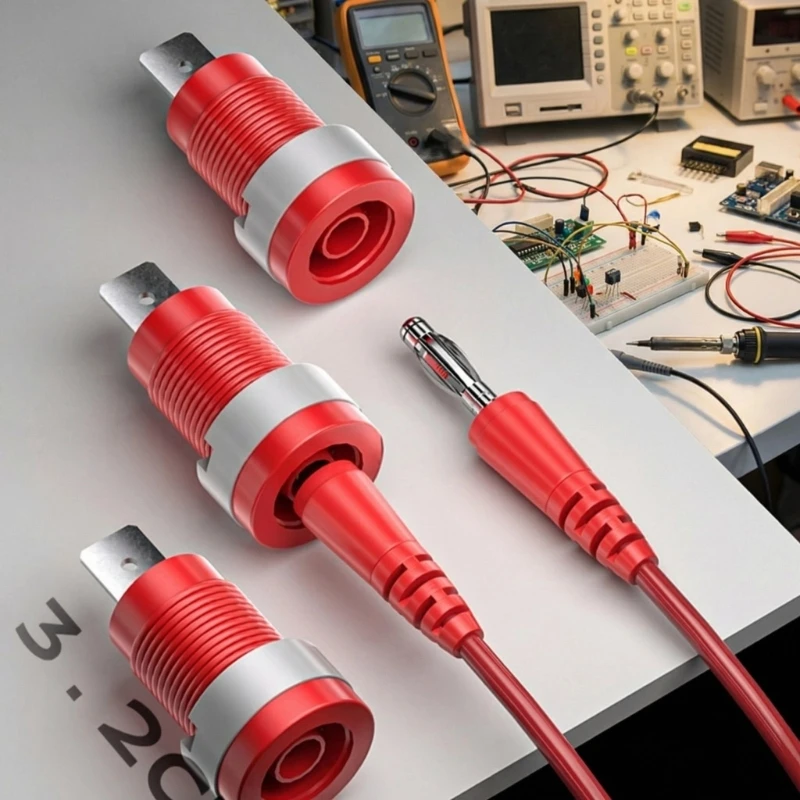 4mm Banana Socket Terminal Insulated Panel Mount Binding Post Connector for Electronics Easy Installation high quality
