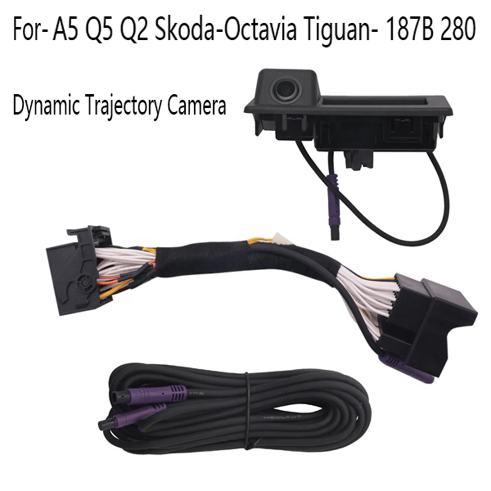 Car CanBus Reversing Camera Dynamic Trajectory Camera Reversing Camera for- A5 Q5 Q2 - - 187B 280