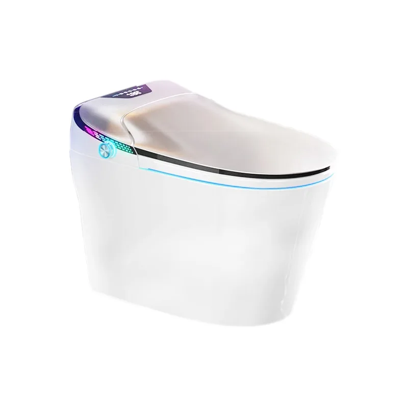 

Space silver household smart toilet automatic induction flip heating integrated