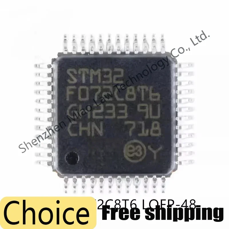 

STM32F072C8T6 LQFP-48 STM32 F072C8T6 F072C8 STM32F072 ARM Cortex-M0 32-bit Microcontroller MCU Chip IC Controller New Original