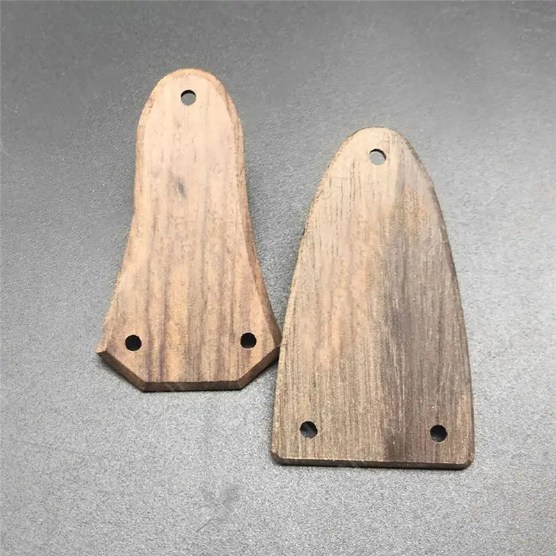 AA67-Guitar Accessories Iron Core Cover,Rosewood Ebony Headstock Cover Adjustment Rod Cover,Iron Core Cover