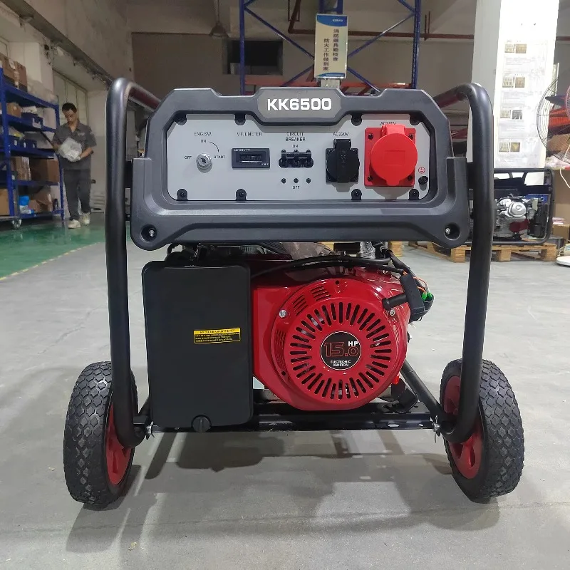 【Best-selling】6.5kw 7kva Home Use Standby Generator LPG CNG Duel Fuel Portable Operated Electric Generators