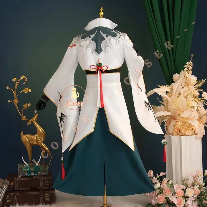 5 Heng Imbibitor Lunae Dan Feng コスプレ衣装 Honkai スターレールウィッグ制服漢服羅浮アストラルエクスプレスハロウィン女性用、6フィートx、9インチ