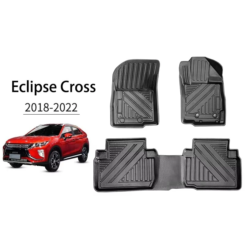 

For Eclipse Cross RHD TPE Floor Mats | Waterproof Scratch-Resistant | Custom Fit for Right Hand Drive
