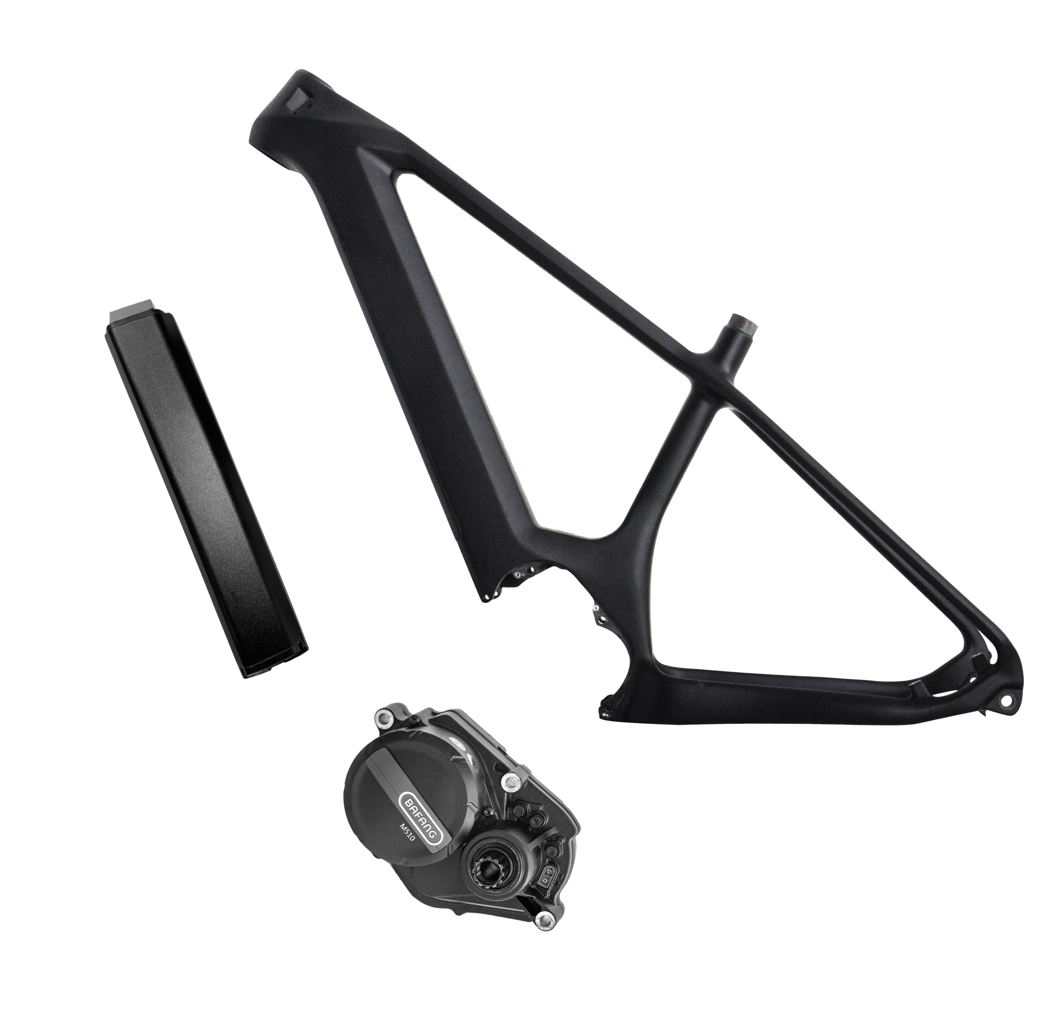 DENGFU E14 Hard Tail Carbon Fiber Ebike Frame for Bafang M510 M560 M600 Motor 29er