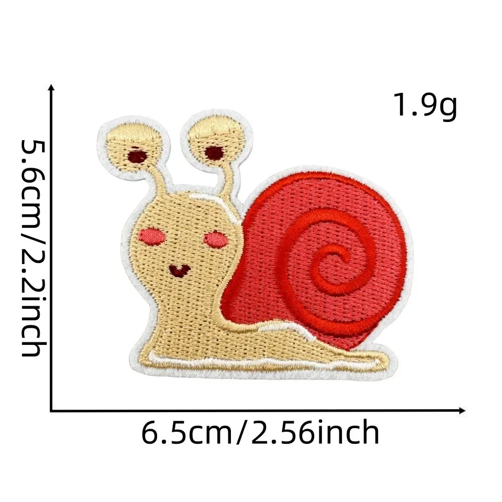 Embroidered Ironing Patch Mushroom Doll Fairy Love Animal Pink Series Bow Girl Badge Bow House Car Iron on Patches for Clothes