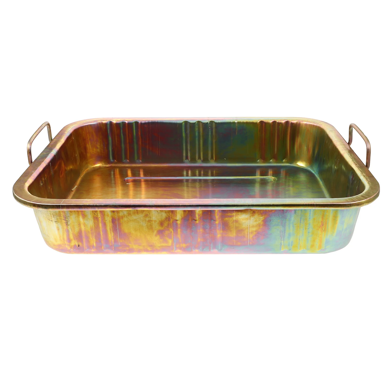 

Стальной контейнер для отходов 30 л для автомобиля, мотоцикла, сливной поддон для масла, лоток для смены капельного лотка, инструмент для ремонта автомобиля