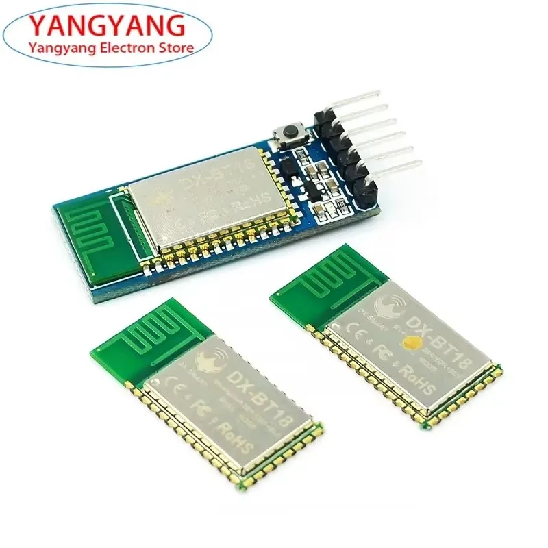 New DX-BT18 SPP2.0 Bluetooth Module Serial Transmission Dual Mode BLE4.0 Board Support Compatible With HC-05 HC-06 Slave Mode