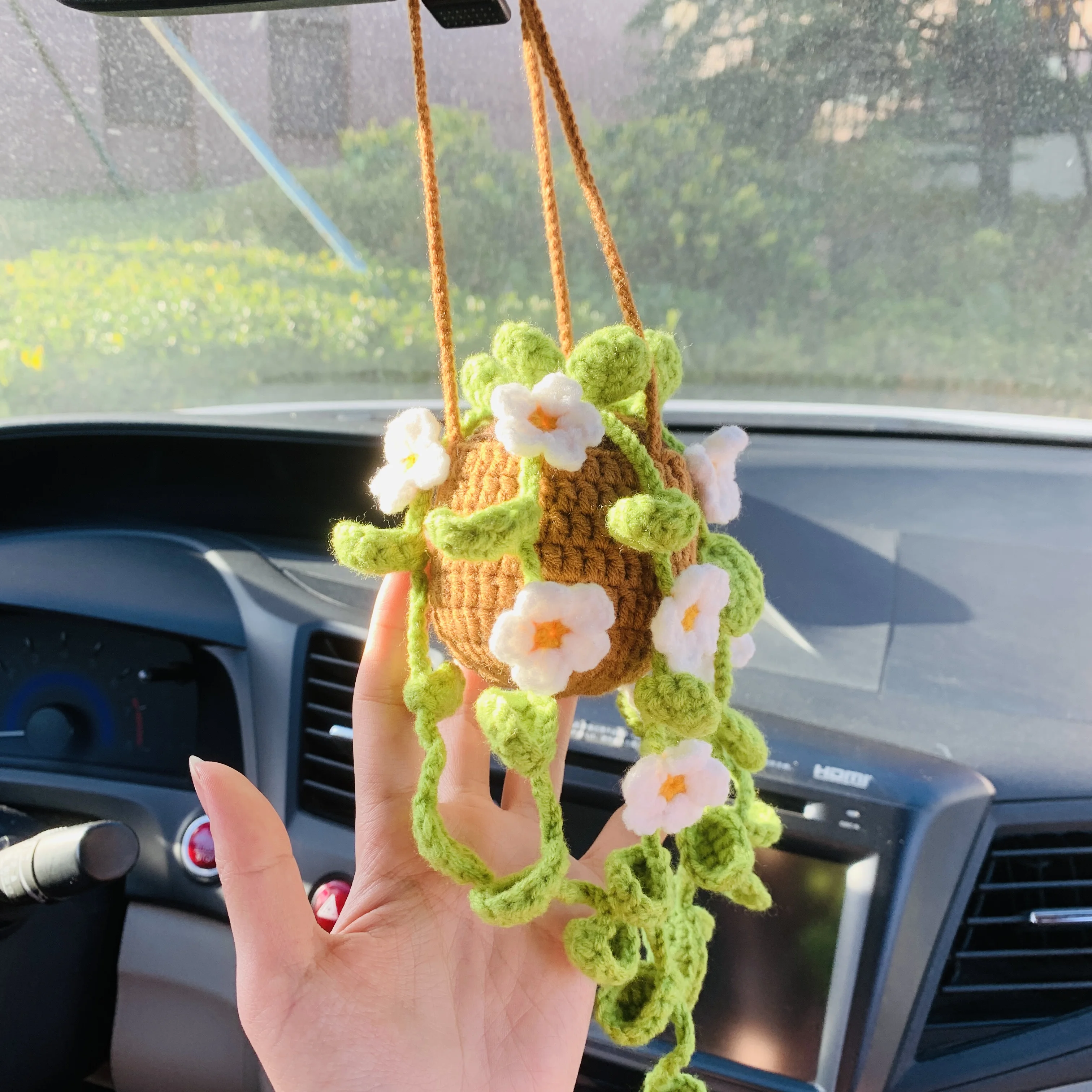 Crochet Flowering Spider Plant - Spider Plant Hanging review and price