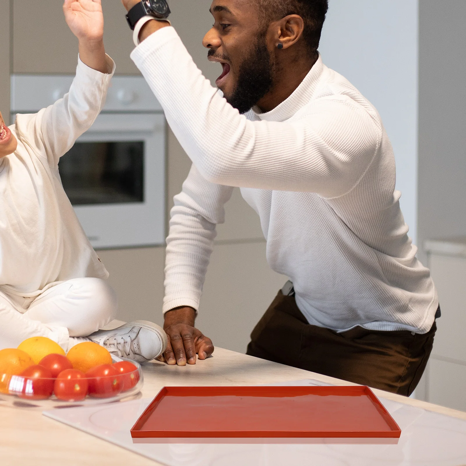 

2Pcs Non-Stick Silicone Baking Mat Heat Resistant Oven Mat Cookies Cake Rolls Table Protector Reusable