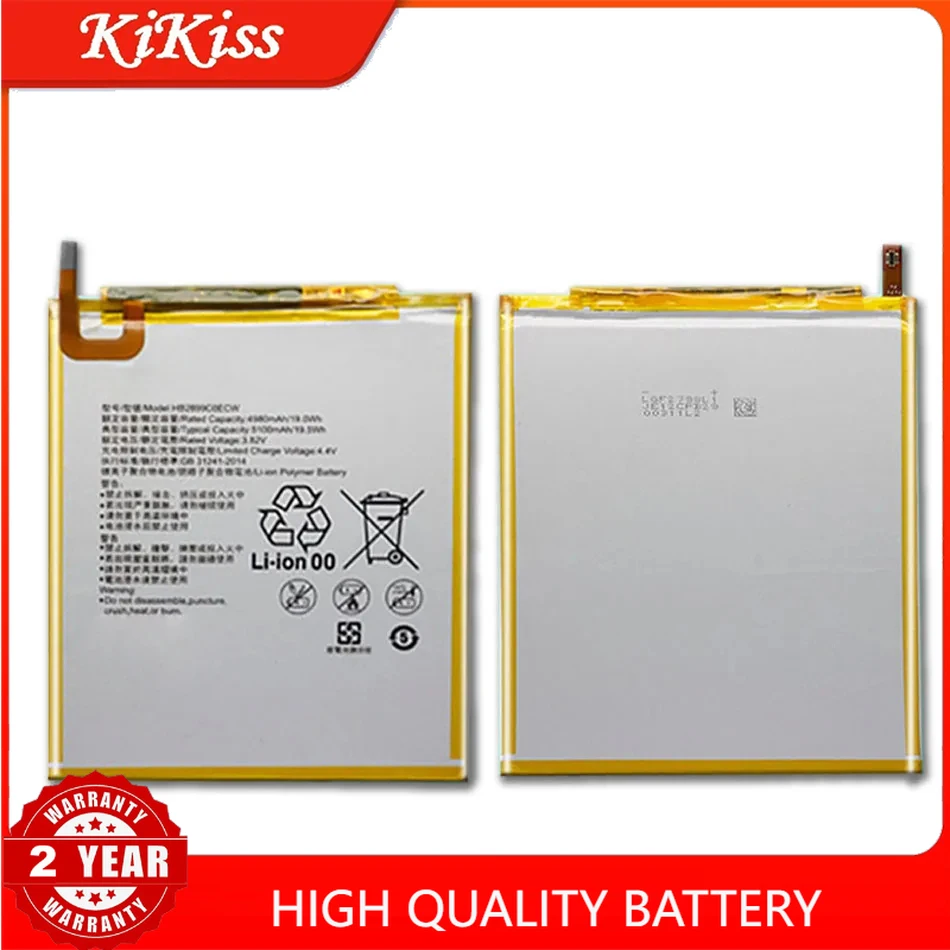 

HB2899C0ECW Battery for Huawei MediaPad M3 8.4" / BTV-W09 BTV-DL09 SHT-AL09 SHT-W09 / MediaPad T5 10 AGS2-L09 Batteries