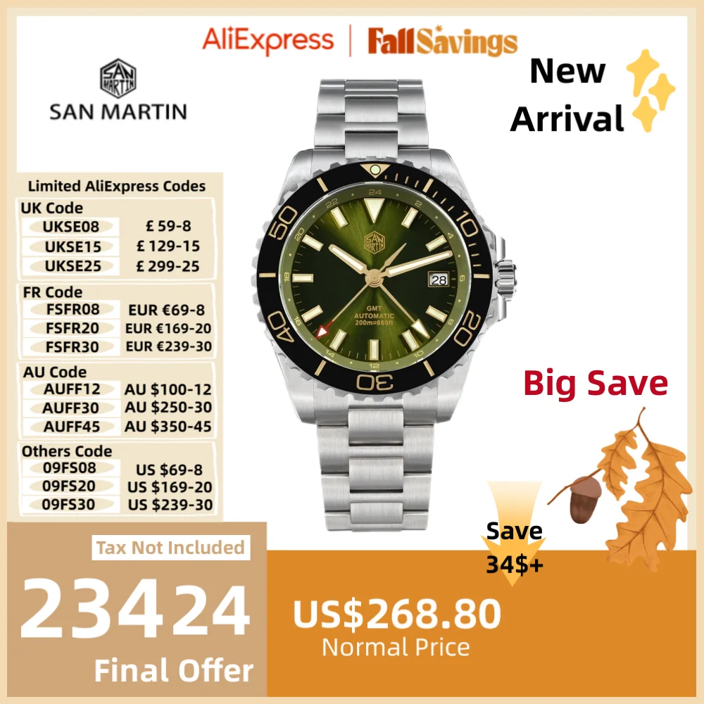 Reloj San Martin NH34 automátic