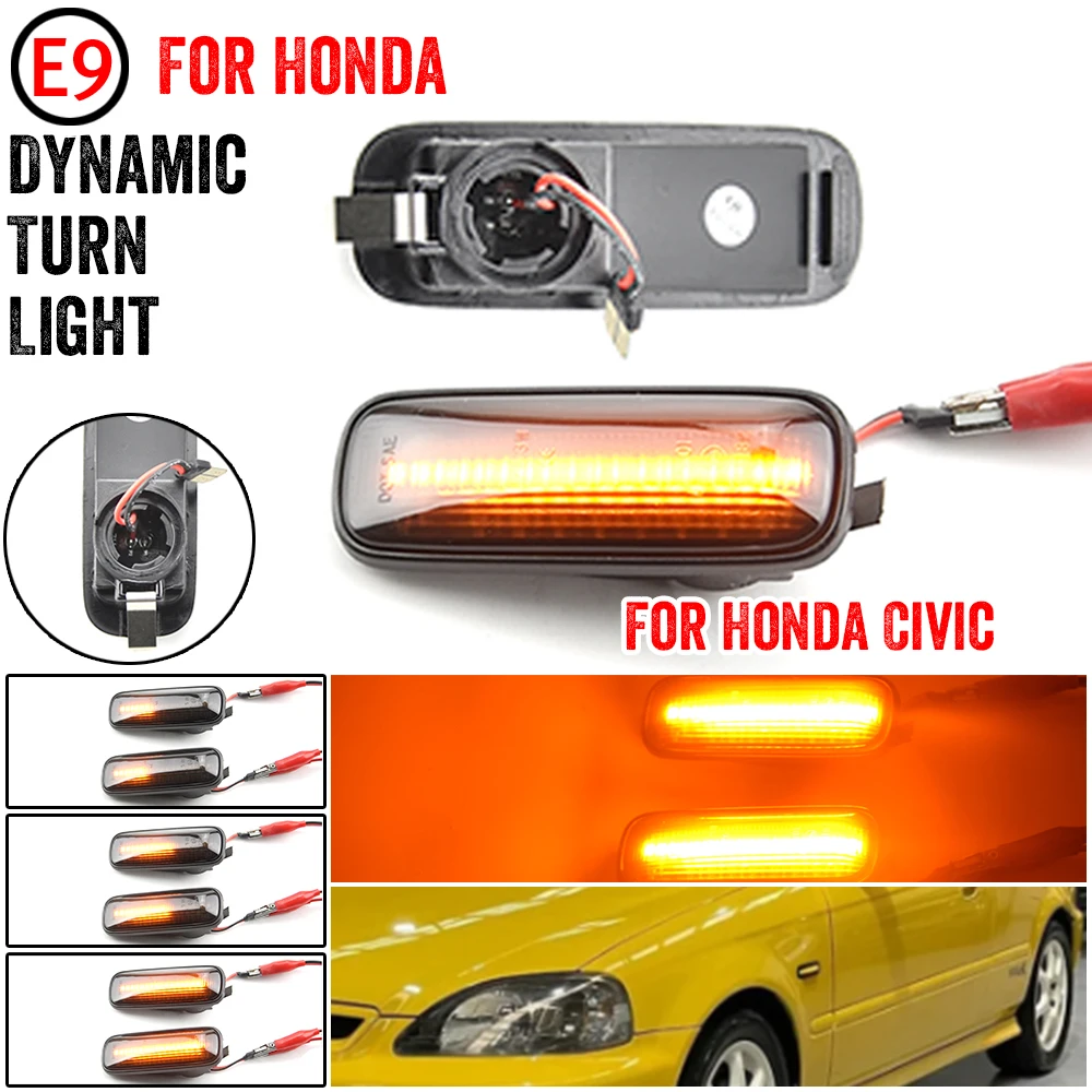 

﻿ New LED Side Marker Turn Light Side Marker Lights Turn Signal Lamp For Honda Inspire(CB.CC)1989.10-1995.04 ﻿