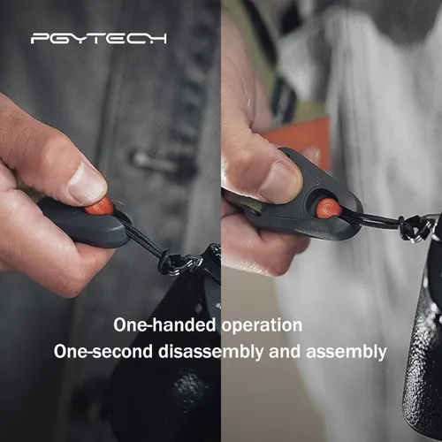 Imagen 2 del producto Juego delgado de conectores rápidos PGYTECH o traje de cuentas rápidas 2.0 para correa de cámara original