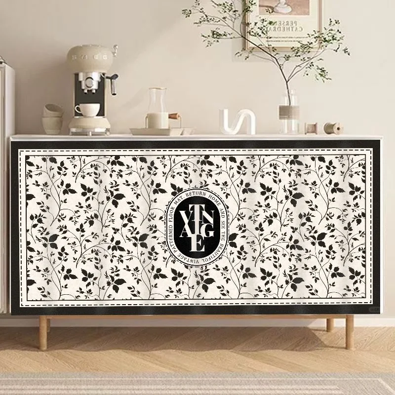 VIKAMA French Retro Plant Cabinet Curtain Dust Curtain Cabinet Bathroom Cabinet Shoe Cabinet Miscellaneous Cabinet Home Decor
